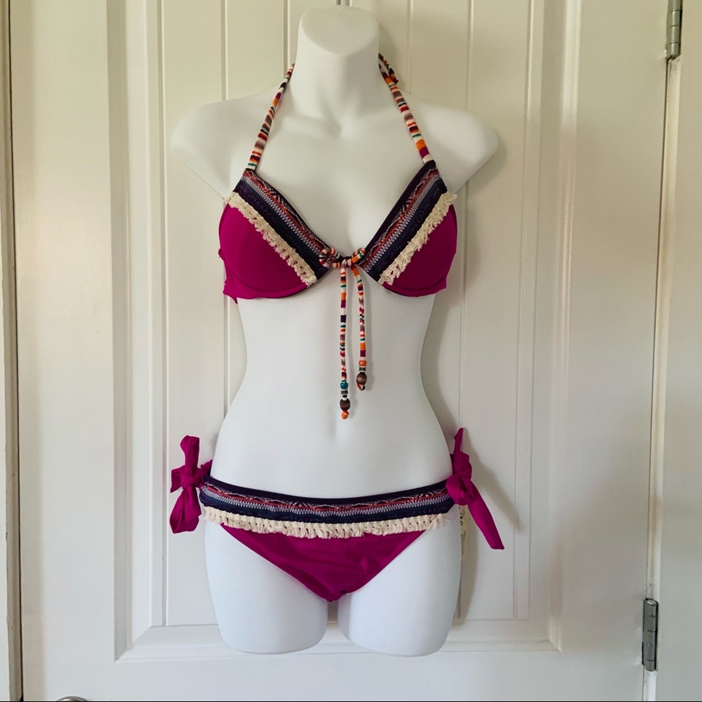 lucky brand bikini top | s
